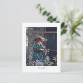 Sophie Gengembre Anderson #7 - Briefkaart met fijn (Staand voorkant)