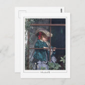 Sophie Gengembre Anderson #7 - Briefkaart met fijn (Voorkant / Achterkant)