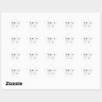 Sophie (Mijn Koreaanse Naam) Ster Sticker | Zazzle.Nl