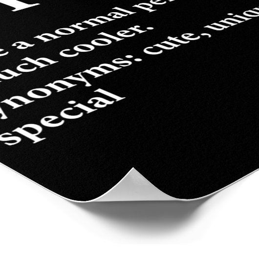 Sophie Name Definition Funny D  Poster (Hoek)