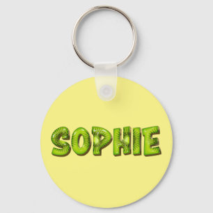 Sophie Name Kiwi Design Schlüsselanhänger Sleutelhanger