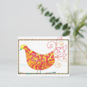 Sophie Opera Bird Briefkaart (Staand voorkant)