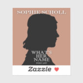 Sophie Scholl Sticker (Vel)