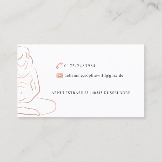 Sophie Will Visitekaartje (Achterkant)