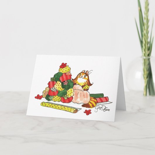 Sophie's 2018 kerstinstallatiekaart kaart (Voorkant)