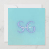 Sophie's Bat Mitzvah uitnodigingen (Achterkant)