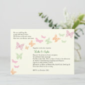 Sophie's finale huwelijksuitnodiging kaart (Staand voorkant)