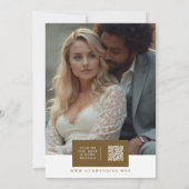 Sophistated Colorful Christmas Botanical & Floral Kaart (Achterkant)