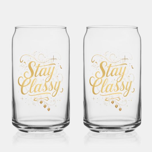 Sophisticated and Chic Inspirational Typography Blikvorm Glas (Achterkant)