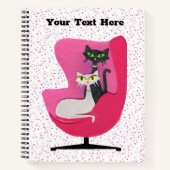 Sophisticated Atomic Cats Diamanten Halsbanden in  Notitieboek (Voorkant)