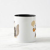 Sophisticated Badger Roken van een pijp Mok (Midden)