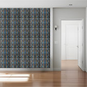 Sophisticated Blauw en Goud Grieks Patroon Tegel Tegeltje