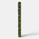 Sophisticated blauwe en beige bloempatroonontwerp Case-Mate iPhone case (Achterkant / Links)
