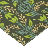 Sophisticated blue & beige floral pattern design  tafelkleed (Gekanteld)