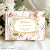 Sophisticated Blush Ivory Gold Wedding Gastboek Gastenboek