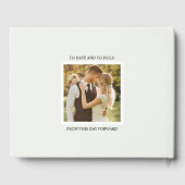 Sophisticated Blush Rose Wedding Celebration Gastenboek (Achterkant)