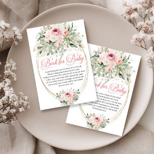 Sophisticated Blush Rozen Bloem Boek Verzoek Informatiekaartje