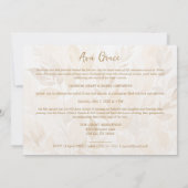 Sophisticated Botanical Gold Frame Photo Kaart (Achterkant)