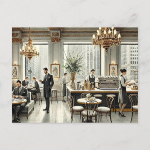 Sophisticated Café in San Francisco Briefkaart