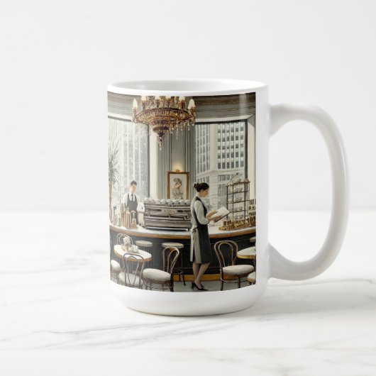 Sophisticated Café in San Francisco Koffiemok (Rechts)