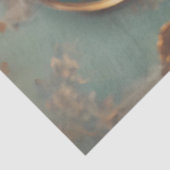 Sophisticated Cat Pink Sage Salon Decoupage Tissu Tissuepapier (Detail)