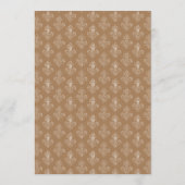 Sophisticated Classic Script Goudbruin Menu (Achterkant)