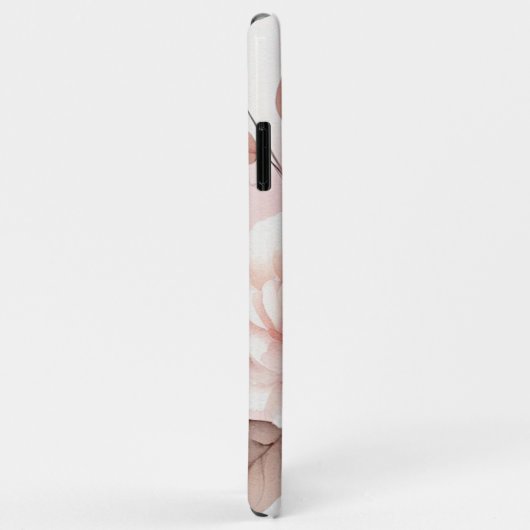 Sophisticated Classy Delicate Waterverf Flowers Case-Mate iPhone Case (Achterkant/rechts)