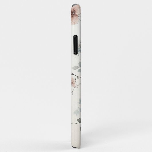 Sophisticated Classy Delicate Waterverf Flowers Case-Mate iPhone Case (Achterkant/rechts)