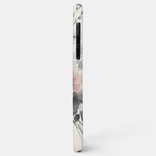 Sophisticated Classy Delicate Waterverf Flowers Case-Mate iPhone Case (Achterkant/links)