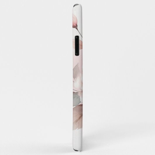 Sophisticated Classy Delicate Waterverf Flowers Case-Mate iPhone Case (Achterkant/rechts)