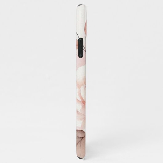 Sophisticated Classy Delicate Waterverf Flowers iPhone Hoesje (Rechterkant)