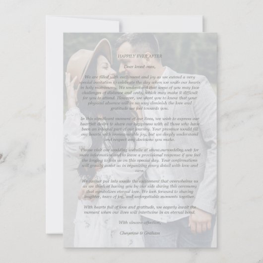 Sophisticated Coral Elegant Branches Photo Save The Date (Achterkant)