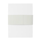 Sophisticated Cream Initials Uitnodigingen Wikkel (Achterkant Voorbeeld)