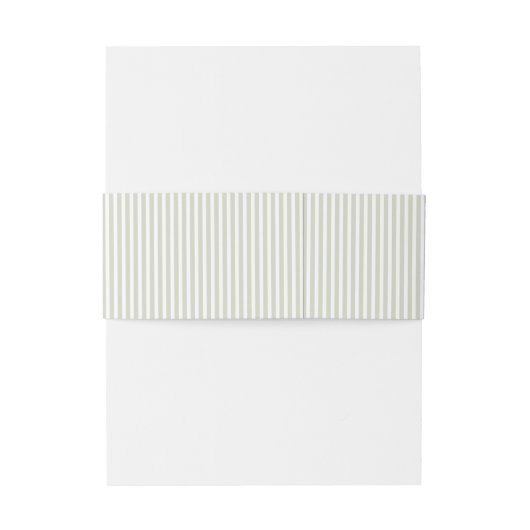 Sophisticated Cream Initials Uitnodigingen Wikkel (Achterkant Voorbeeld)