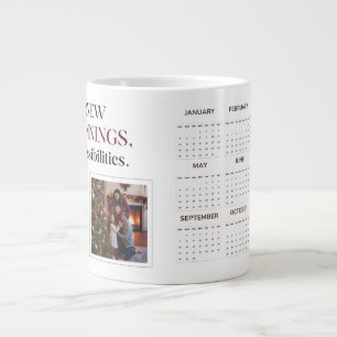 Sophisticated Custom 2025 Kalender Fotocollage Grote Koffiekop