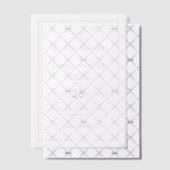 Sophisticated Dusty Rose Minimalist Vellum Uitnodigingen (Offset (Uitnodiging))