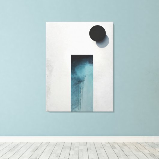 Sophisticated Elegant Minimalist Canvas Afdruk (Insitu (Houten vloer))