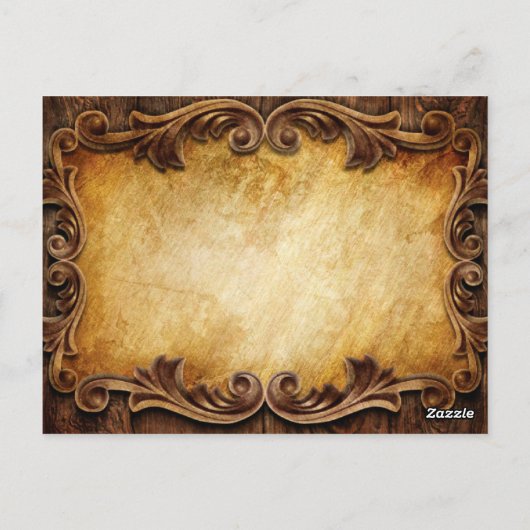 Sophisticated Elegant vintage bruiloft bedankt Briefkaart (Achterkant)