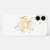 Sophisticated en chique Inspirerend typografie Case-Mate iPhone Case (Achterkant (horizontaal))
