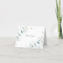 Sophisticated Eucalyptus Bladeren en Loof Bedankt 