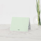 Sophisticated Eucalyptus Bladeren en Loof Bedankt (Achterkant)
