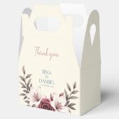 Sophisticated Floraal Micro-Bruiloftssuite Bedankdoosjes (Geopend)