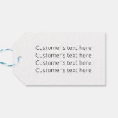 Sophisticated Floral Design Black Orange Flowers  Cadeaulabel (Achterkant Horizontaal)