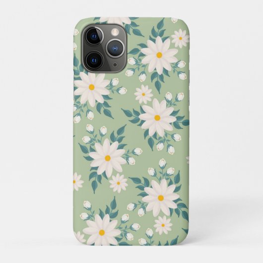 Sophisticated Floral iPhone 11 Hoesje (Achterkant)