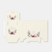 Sophisticated Floral Micro-Wedding Suite Bedankdoosjes (Uitgevouwen)