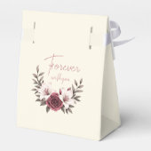 Sophisticated Floral Micro-Wedding Suite Bedankdoosjes (Achterkant)