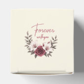 Sophisticated Floral Micro-Wedding Suite (Roze) Bedankdoosjes (Bovenkant)