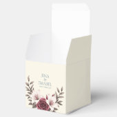 Sophisticated Floral Micro-Wedding Suite (Roze) Bedankdoosjes (Geopend)