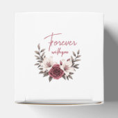 Sophisticated Floral Micro-Wedding Suite (wit) Bedankdoosjes (Bovenkant)