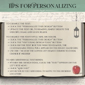  Sophisticated Floral Script Teacher Appreciation Tote Bag